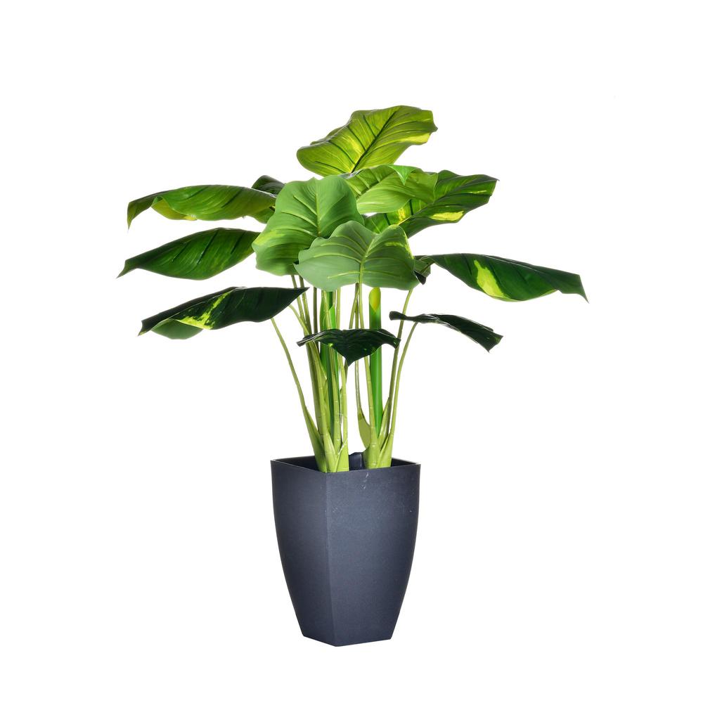 Decoración de salas con plantas artificiales