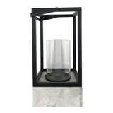 CANDELABRO NEGRO CON BASE