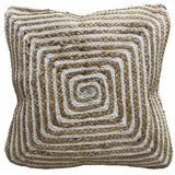COJIN ESPIRAL CAFÉ Y BEIGE