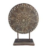 ESCULTURA MANDALA TALLADA