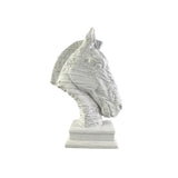 FIGURA CABEZA CABALLO BLANCO