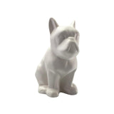 PERRO BULLDOG FRANCÉS BLANCO EN DOLOMITA