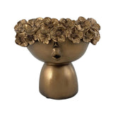 FIGURA FLORERO DAMA FLORES