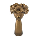 FIGURA FLORERO DAMA FLORES ALTA