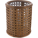 CANDELABRO EN RATTAN