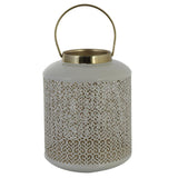 FAROL BLANCO CON DORADO