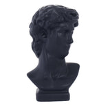 FIGURA BUSTO HOMBRE NEGRO PERFIL
