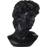 FIGURA BUSTO HOMBRE PERFIL NEGRO
