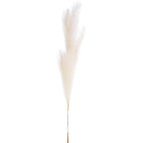 FLOR DE CAÑA BLANCA EN TELA