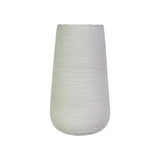 JARRON CON BORDE IRREGULAR COLOR BLANCO