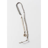 PULSERA GRIS METALIZADO CON PERLAS